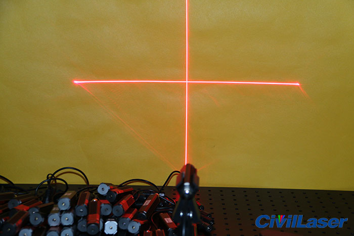 660nm red crosshair laser module
